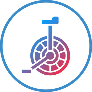 recommend clip art: Unicycle Icon Style