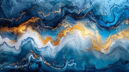 Blue background marble abstract texture pattern gold watercolor gray white dark paint green luxury. Background silver blue marble ombre wall color canvas fluid ink gradient water concrete wash art