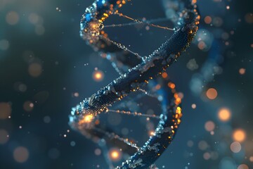 Cutting Edge DNA Molecular Research in a Futuristic Medical Science Laboratory