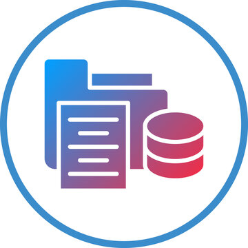 Data Storage Icon Style