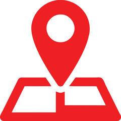 red map pointer