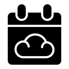 cloudy day glyph
