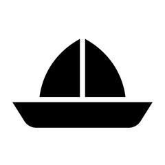 sailboat glyph
