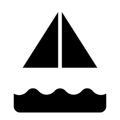 sailboat glyph
