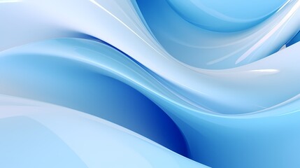 Obraz premium Digital technology transparent blue and white swirl poster background