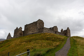 Obraz premium Ruins of Ruthven Barracks near aviemore