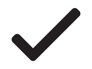 black check mark icon