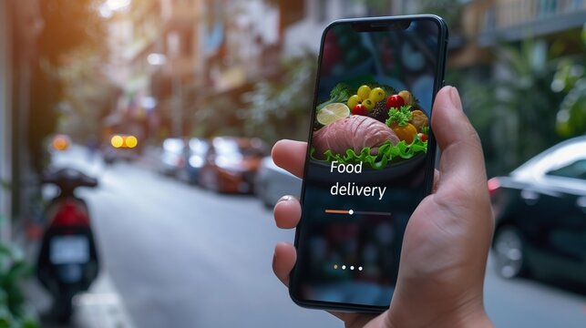A vibrant and user-friendly food delivery mobile app interface showcasing various restaurant options, meal categories, and a seamless ordering process for a convenient dining experience.