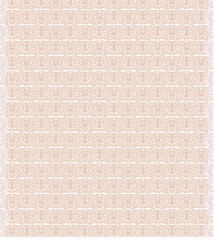 Fototapeta premium a beige and white wallpaper with a pattern.This abstract, repetitive pattern does not contain any identifiable human faces or elements, instead focusing on the intricacies of the geometric design.