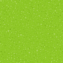Seamless Cartoon Bright Lawn Grass Patterns in Spring - Fresh, Bright Green Field Texture, Green Meadow Pattern on Ground, Vector Background © Jer