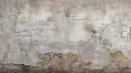 Naklejka premium Rough concrete wall with weathered texture