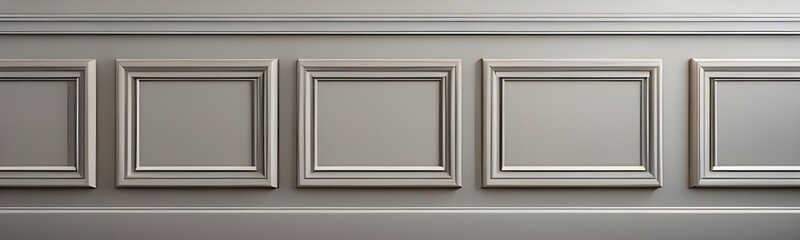 Classic wainscoting panel wall texture