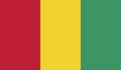 Illustration of the flag of Guinea