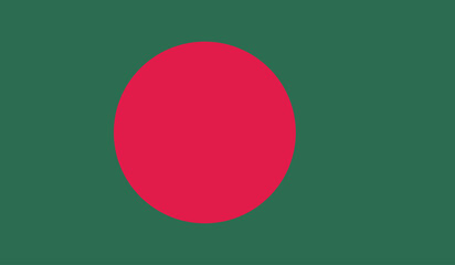Illustration of the flag of Bangladesh