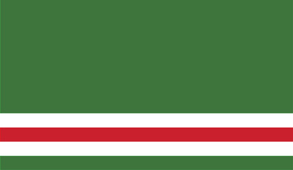 Illustration of the flag of Chechen Republic of Ichkeria