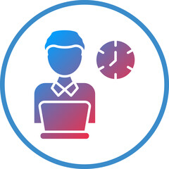 Hard Work Icon Style