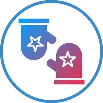 recommend clip art: Baby Gloves Icon Style