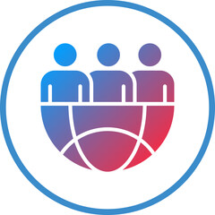 Business Team Icon Style