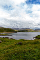 Fototapeta premium The assynt ruins of Ardvreck castle
