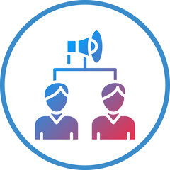 Fototapeta premium Awareness Icon Style