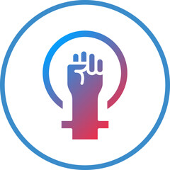 Obraz premium Feminism Icon Style