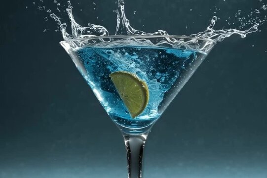 A glass of absinthe