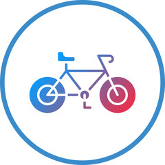 Bicycle Icon Style © designing ocean