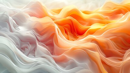 Obraz premium Abstract organic forms, flowing shapes and soft gradients with a natural look