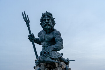 Poseidon Statue in Virginia Beach United States of America
