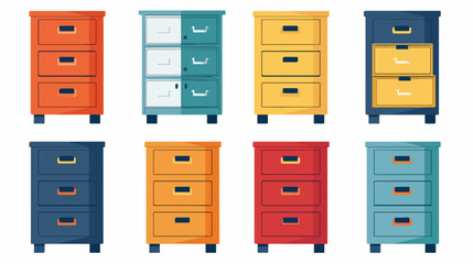File cabinet office furniture for document storage.