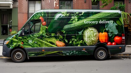 Grocery delivery service featuring fresh, locally-sourced vegetables and fruits, ensuring high-quality, nutritious produce delivered right to your doorstep for a convenient and healthy lifestyle.