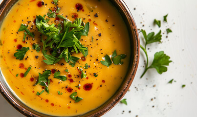 Luxurious and Creamy Soup: A Culinary Delight 
