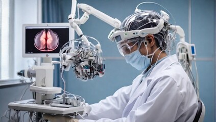 Modern hospital technologies. Medical devices for neurosurgery.
