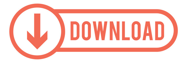 Download button design on white background .Vector Illustration.