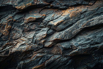 A close-up of a piece of rough-hewn stone, showcasing its natural texture and rugged beauty.