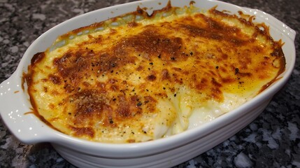 A creamy and cheesy gratin dauphinois