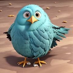 cartoon blue bird, BLUE BIRD, angry BIRD, flying bird, Angry bird in blue color