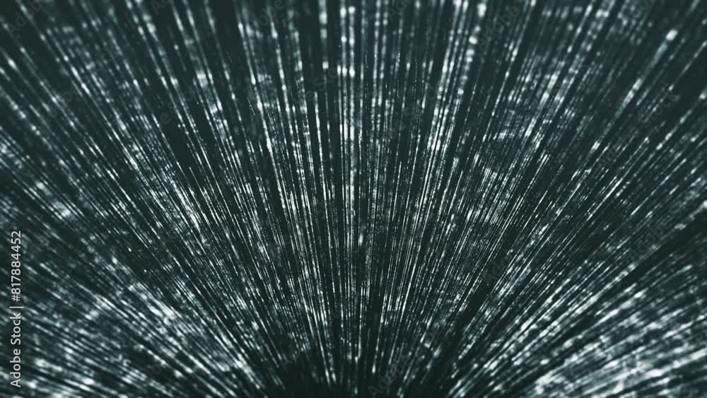 Poster abstract silver filaments bursting background/ animation of an abstract background of bursting silve