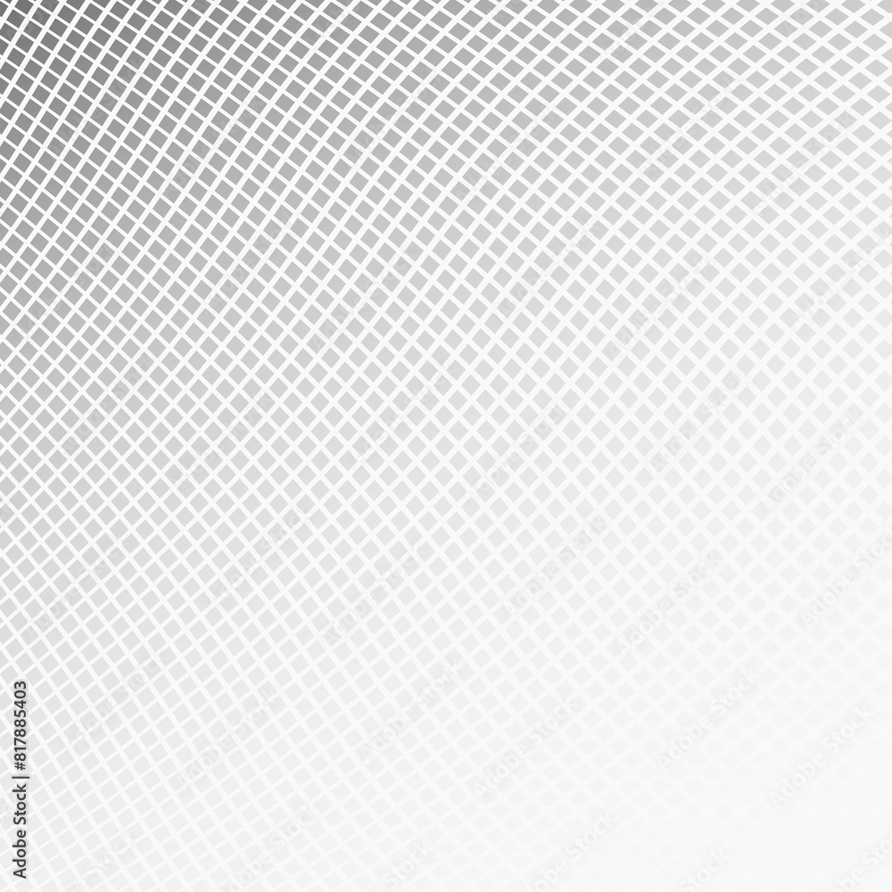 Poster semitone checkered background. disappearing and appearance gradient illustration consisting of rhomb