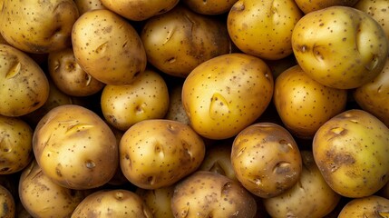 potatoes close-up wallpaper texture pattern or background 2