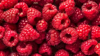 raspberries close-up wallpaper texture pattern or background 2