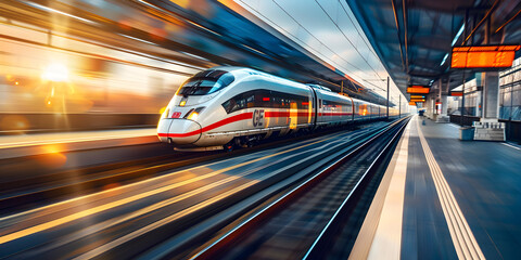 The Thrill of Velocity: High-Speed Trains in Action,Efficiency Unleashed: The Impact of High-Speed Rail Networks,Speeding Towards Tomorrow: The Promise of High-Speed Train Technology ,Chasing Horizon
