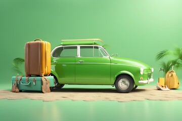 summer holidays travel background design