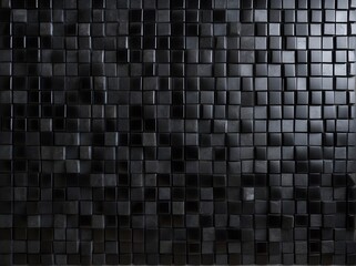 Black luxurious tile background 
