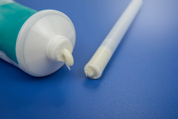 Vaginal ointment with a applicator to insert