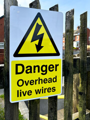 Danger sign electricity 