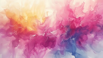Fototapeta premium Vibrant Abstract Expressionist Painting