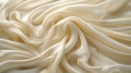 Fototapeta premium Close-Up View of Undulating Fabric Texture