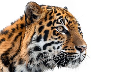 Majestic Close-Up Portrait of a Tiger's Face