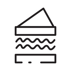 Bakery Food Nutrition Line Icon